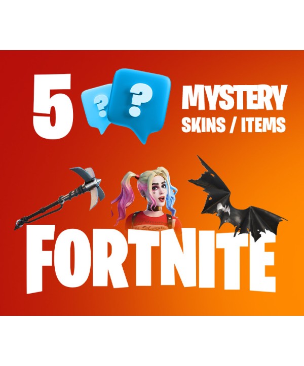 5 Mystery Fortnite Skins / Items PC Epic Games Epic Games Key GLOBAL